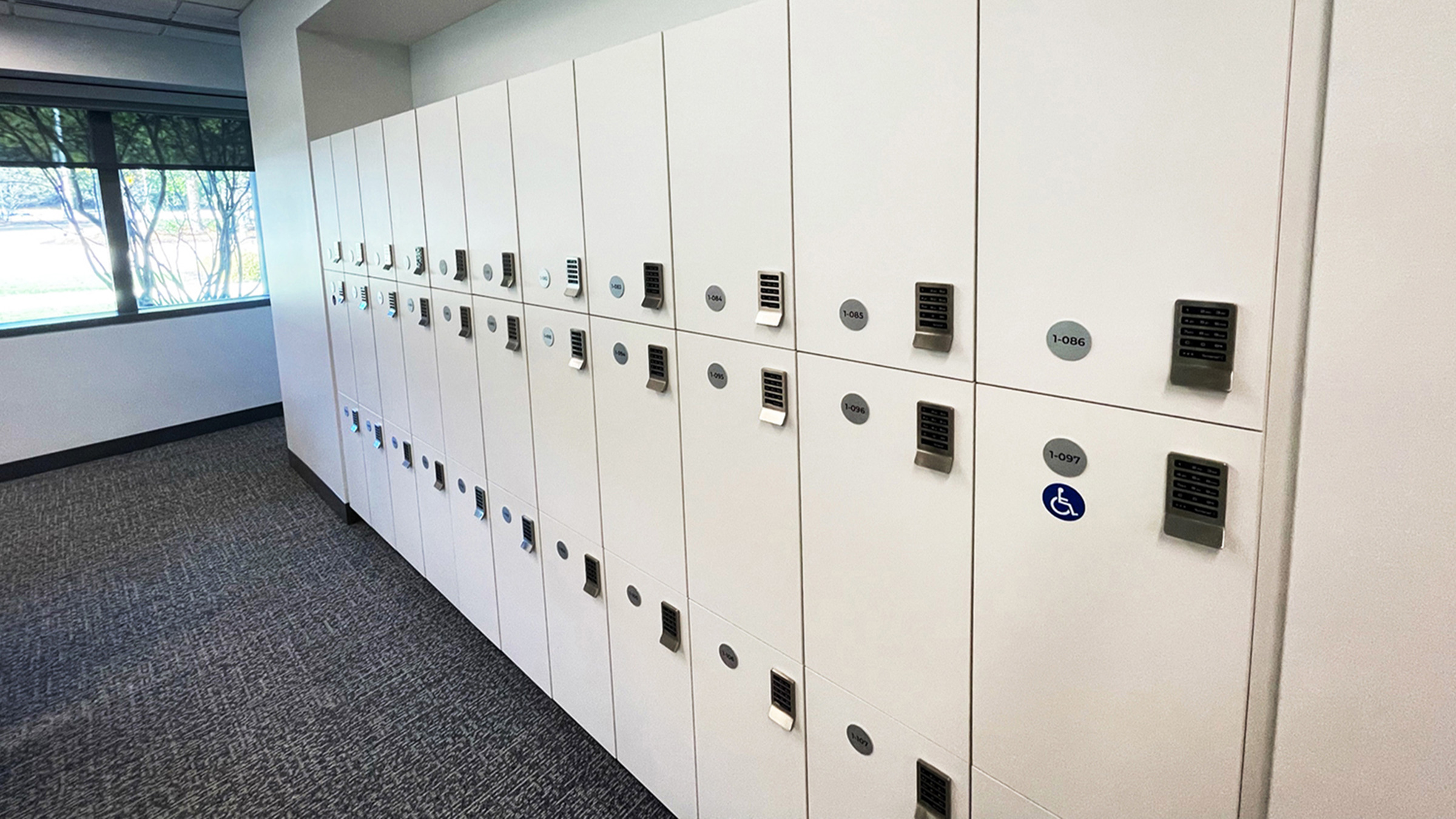 Customized Locker Corporate Interiors - Fabrication